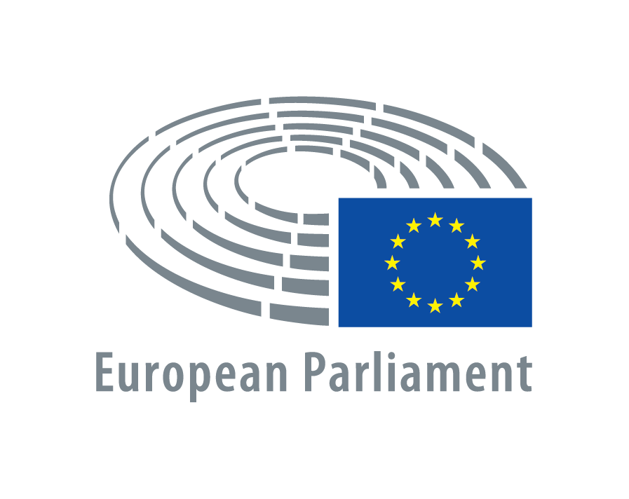 The image shows the logo of the European Parliament