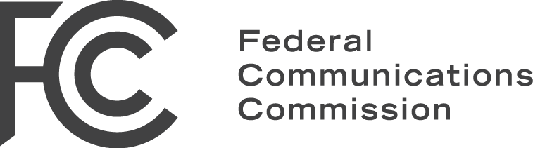 The image shows the FCC logo