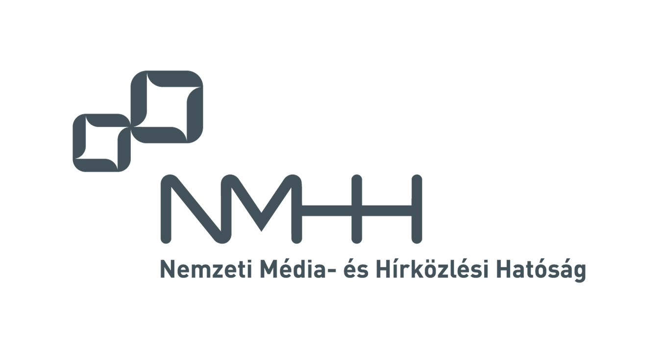 The image shows the NMHH logoHungary