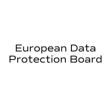 The image shows the logo of EDPB