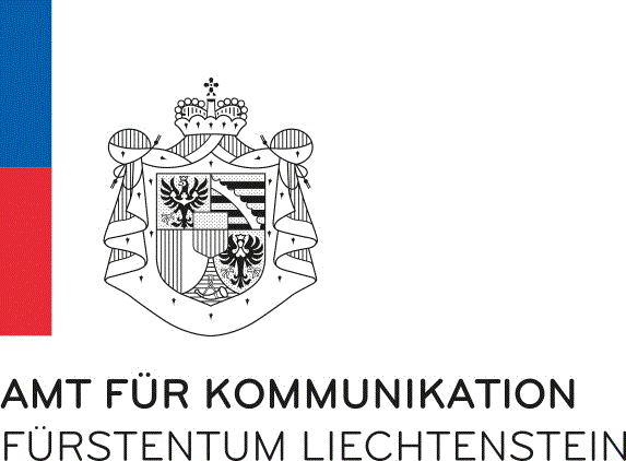 The image shows the AK logoLiechtenstein