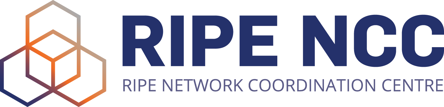 The image shows the RIPE NCC logo
