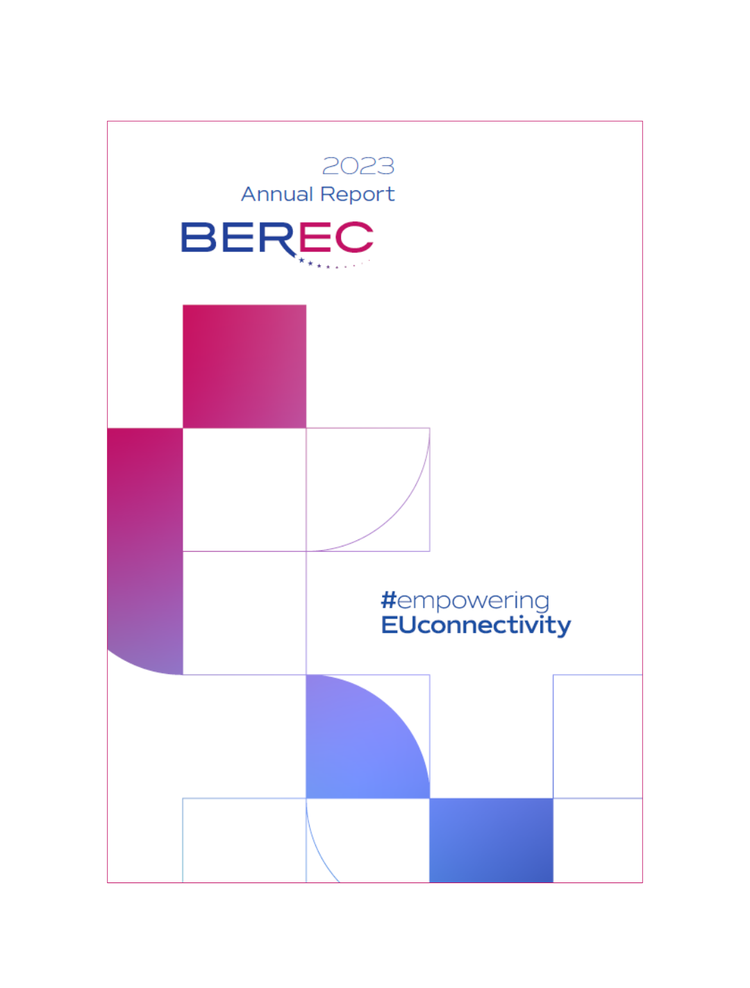 Cover of the BEREC Annual Report 2023