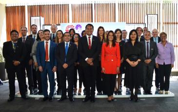 Participants' group photo at the REGULATEL plenary meeting in La Paz, Bolivia